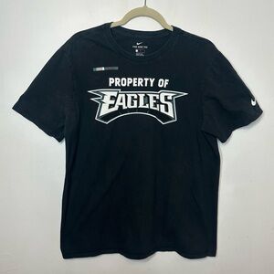 Men's Nike Black Philadelphia Eagles Sideline Property Of T-Shirt Large Football